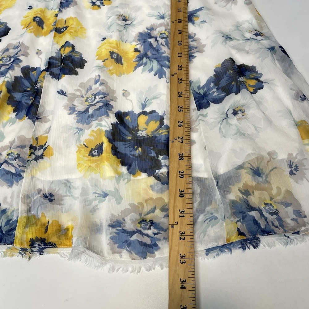 Abercrombie & Fitch Dress Sz Small Mini Shift Floral Cottage Flowy Airy Brunch S - Picture 11 of 11